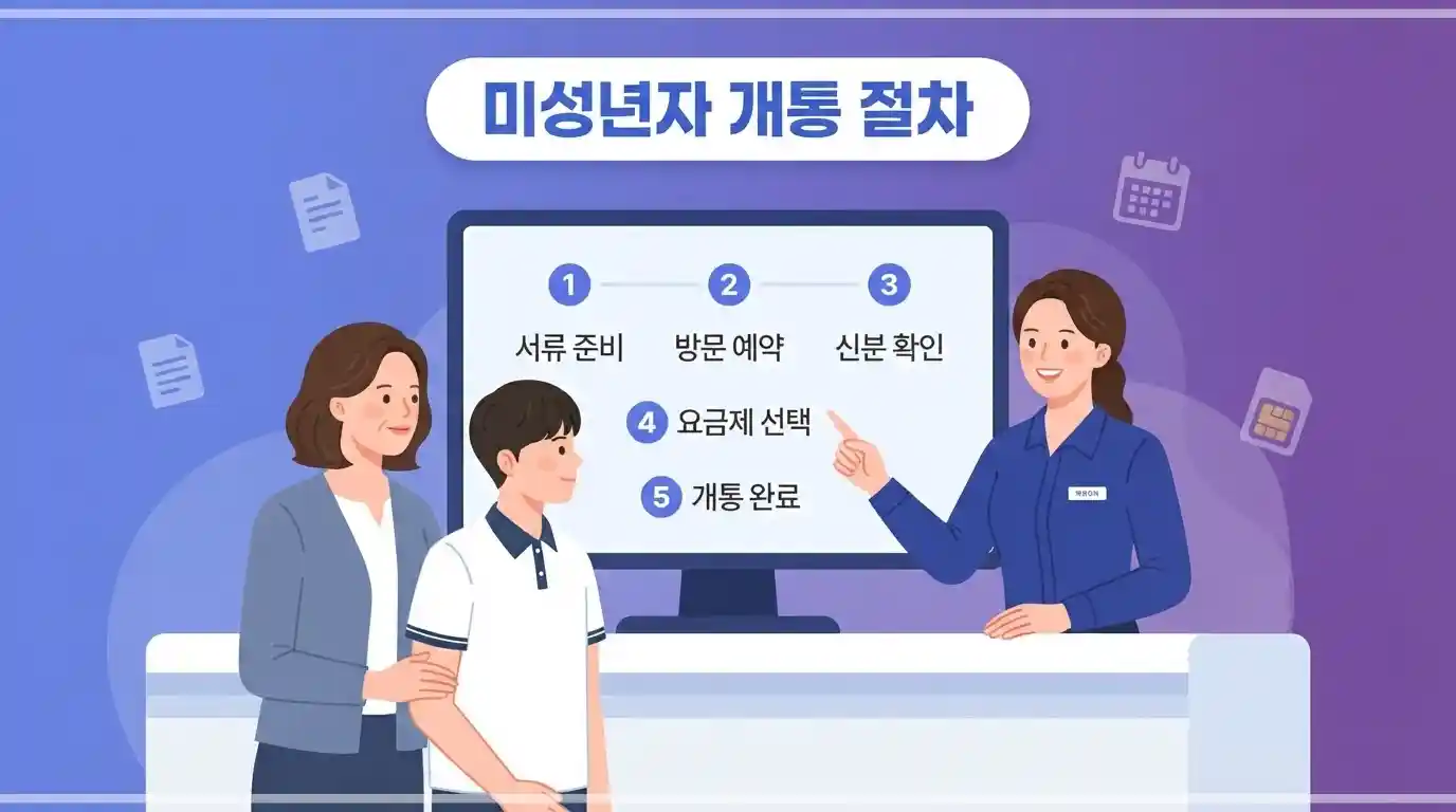 미성년자 알뜰폰 개통 방법 — 준비물부터 절차까지 한눈에