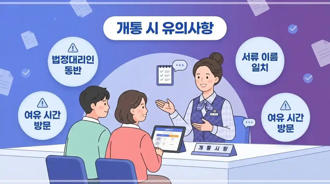 미성년자 알뜰폰 개통 방법 — 준비물부터 절차까지 한눈에