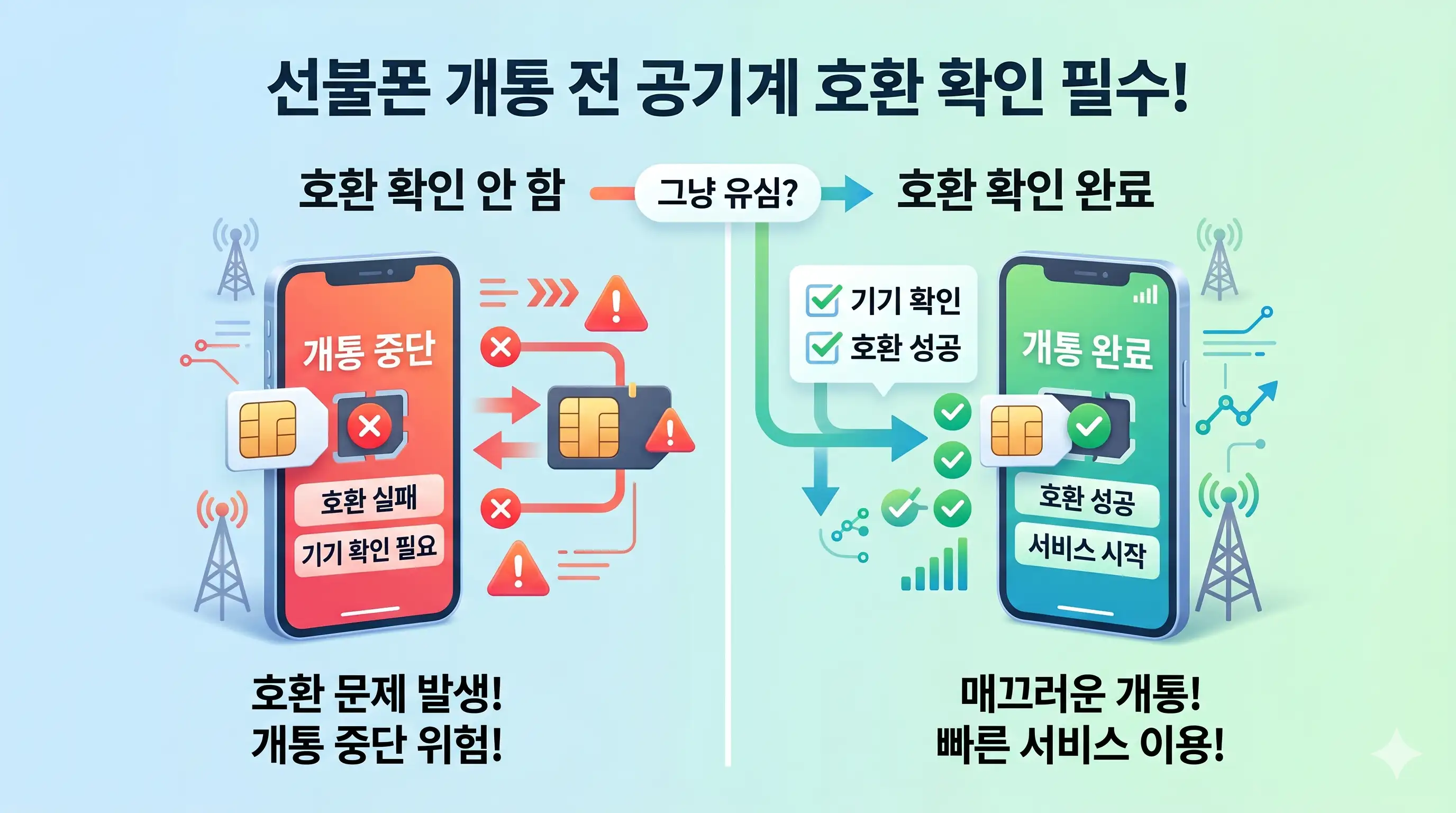 선불폰 개통 신청하기 전에 내 공기계가 호환되는지 먼저 보는 순서