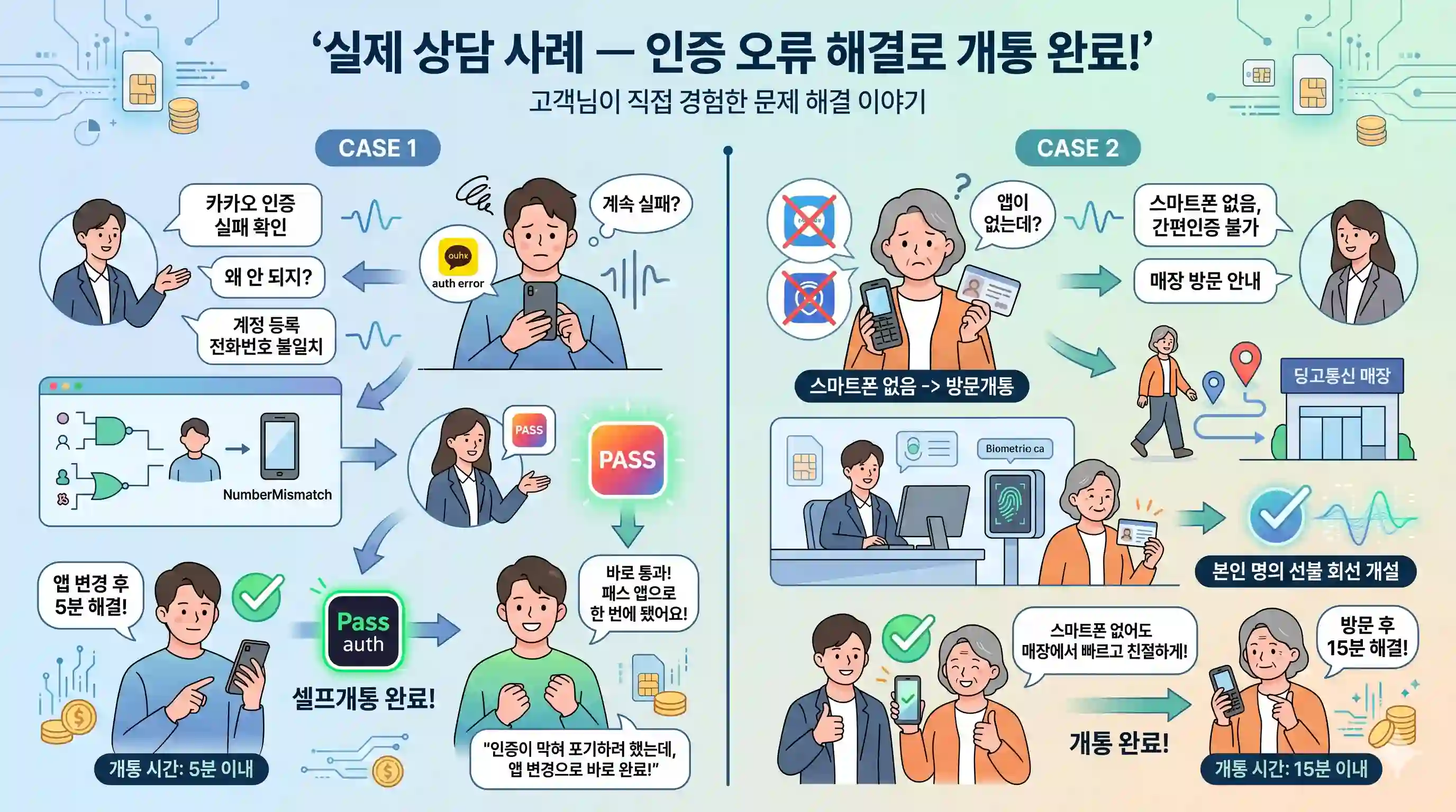 선불폰 개통 시 본인인증 막히는 상황, 대체 인증 수단으로 푸는 3가지 방법