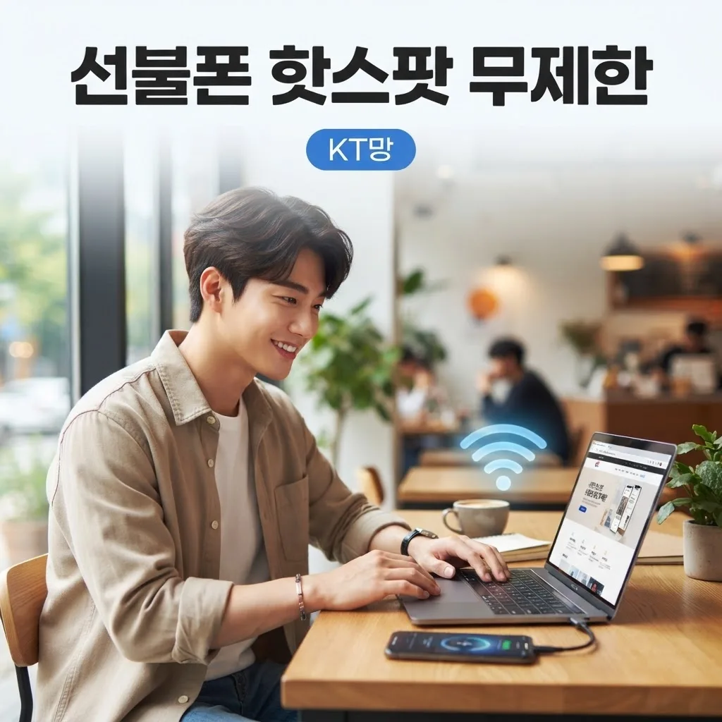 앤텔레콤 KT망 선불폰으로 핫스팟 무제한 요금제 고르는 법