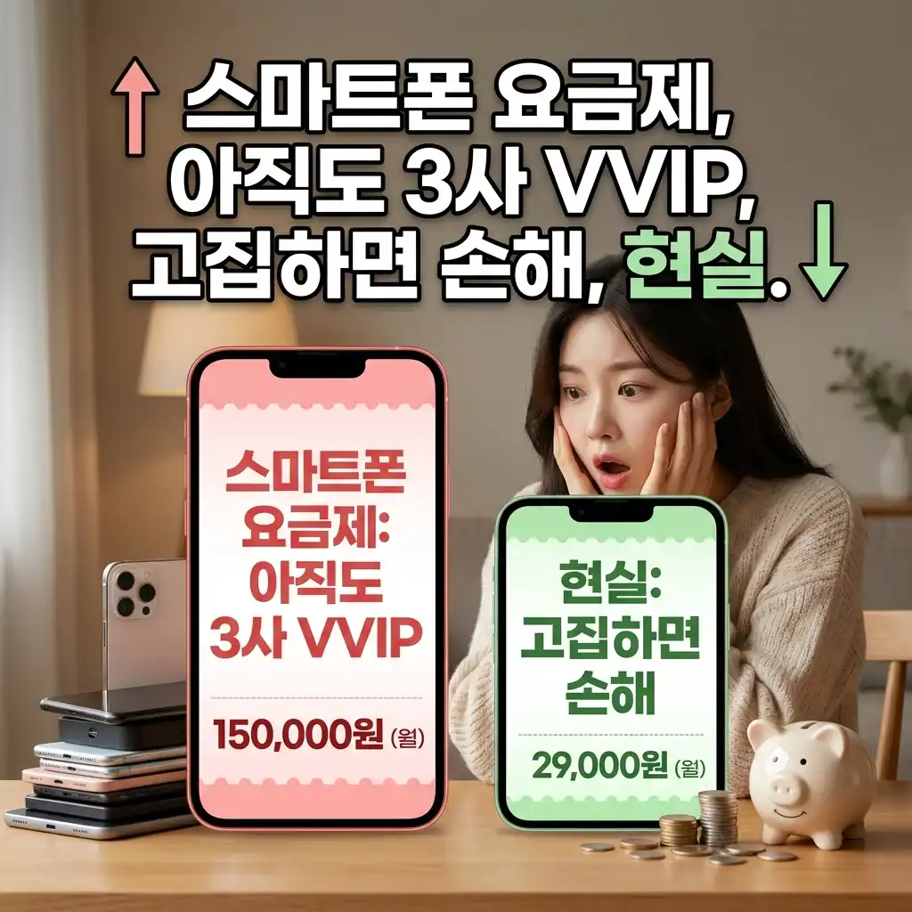 스마트폰 요금제 아직도 3사 VVIP 고집하면 손해 보는 현실