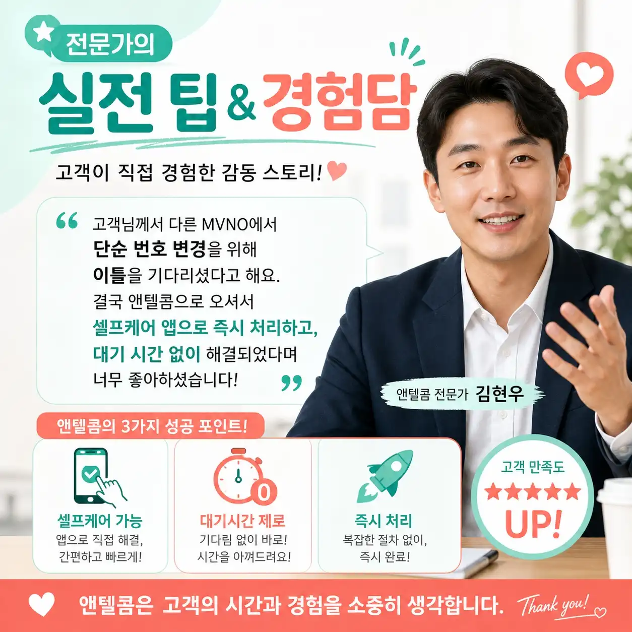 알뜰폰 고객센터 연결 잘 되는 곳? 2026년 소비자 만족도 탑 3 통신사