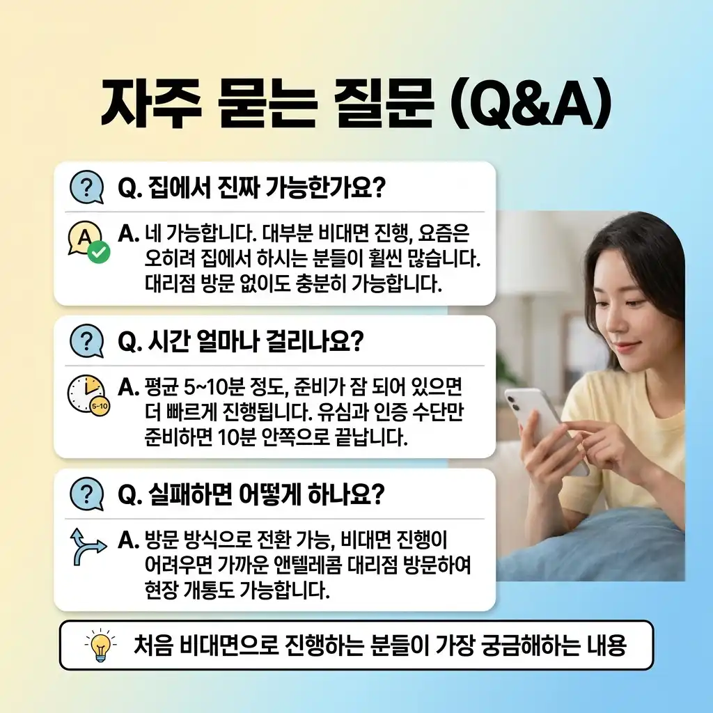통신 연체자 알뜰폰 가입 집에서 조용히 끝내는 3단계
