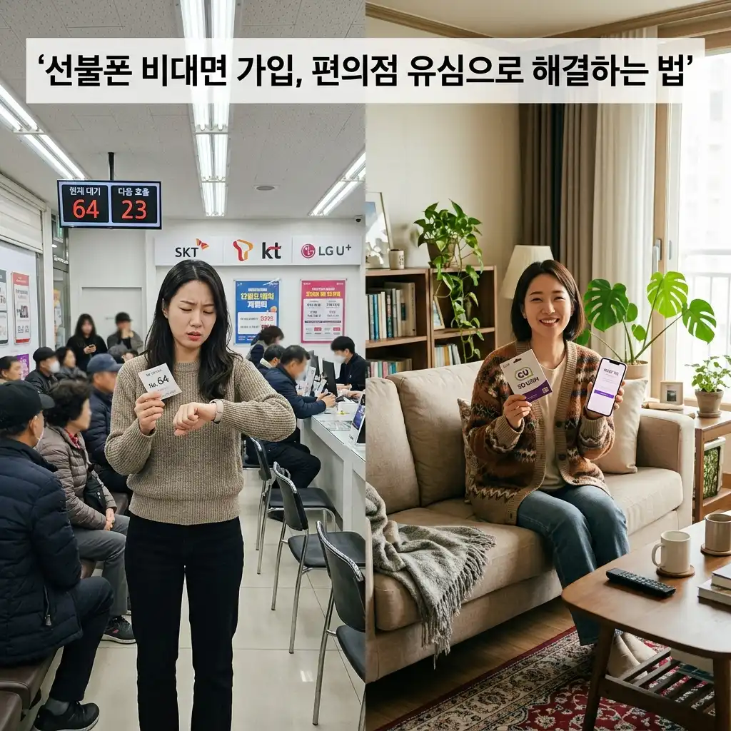 선불폰 비대면 가입, 편의점 유심으로 해결하는 법