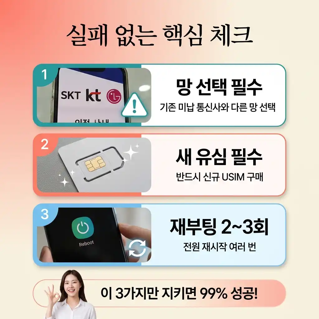 직권해지 단말기 선불폰 가입, 중고폰 안 사고 원래 폰으로 개통하는 2026최신방법