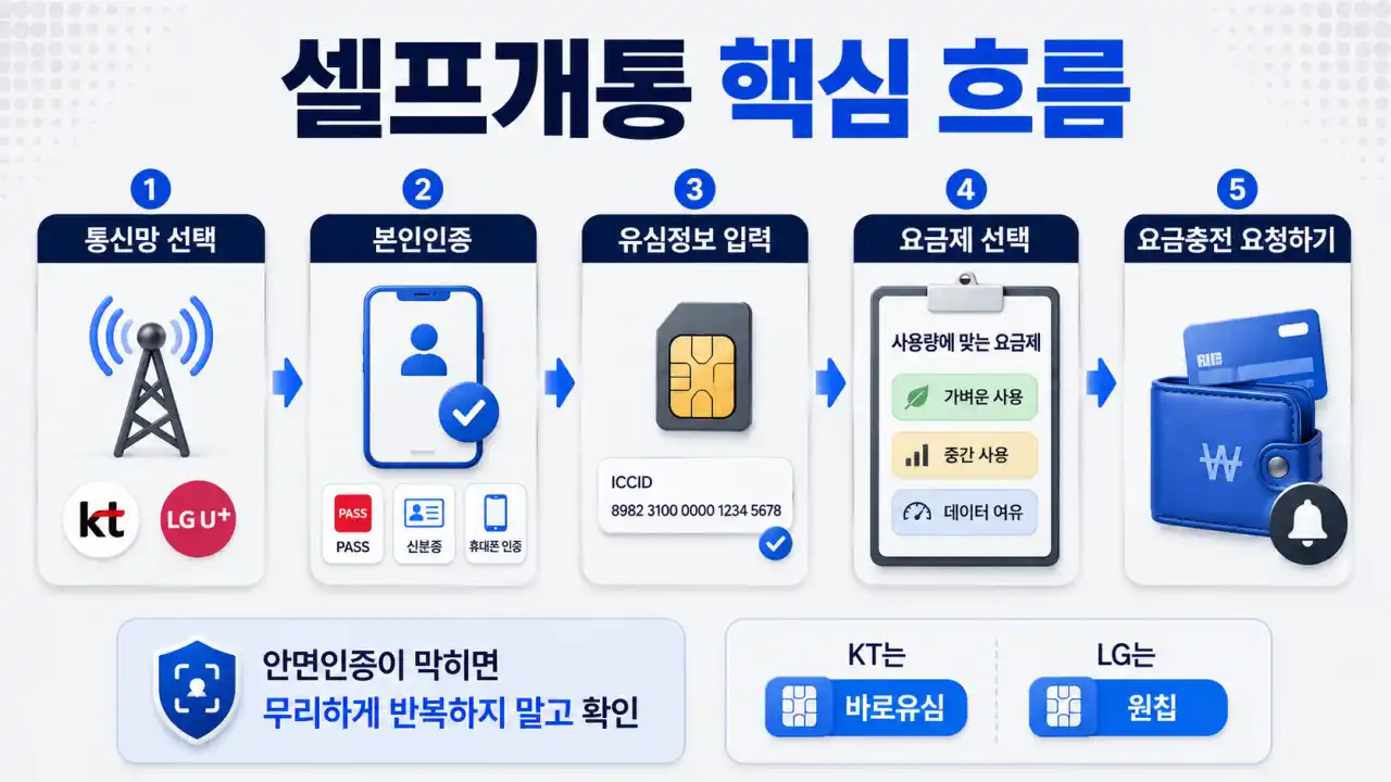 선불폰과 알뜰폰 차이, 개통 전 비교 기준 정리
